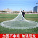 Fishing net, old-fashioned hand-thrown net, hand-thrown net, traditional nylon tire fishing line, hand-thrown fishing net, hand-thrown spin net, nylon 8Jin Jin is equal to 0.5kg, weighs 3.5 meters high, half-finger steel pendant