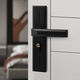 Puerta de dormitorio de Hualeji Localización de la puerta de interior de la puerta universal de madera de la puerta de madera Manija de mango manija de la mano sin modificación A13548 Cobre Carry Body Lock Corés 3 llave 35-50 mm