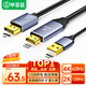 Biaz HDMI-zu-DP-Konverterkabel, 1,8 Meter, 4K/60 Hz Displayport-Stecker, 4K-HD-Videokonvertierungskabel, Computer, PS4, Monitor-Adapter