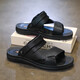 Vietnam Rubber 2025 New Wet Water Sandales pour hommes pour le travail résistant aux usages et anti-glissade et anti-odor à l'œuvre One Shoe et Two Wear 2019 Black 42