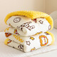 Children's Quilt Autumn and Winter Baby Beanie Quilt Pure Cotton Removable and Washable Kindergarten Winter Small Throw Blanket Universal for All Seasons Zoo A Version Cotton B Version Beanie Velvet 120*150 Quilt Cover + 2 Jin Jin equals 0.5 kg Soybean Quilt Core