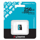 Kingston microSD CANVAS GO Plus memory card compatible with DJI pocket3 action4 5Pro 256GB