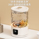 Washing machine mini small integrated wash and remover small household maternal and infant underwear washing socks children single stirring black blue light + three-speed timing