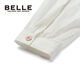 Belle casual and comfortable girls white long-sleeved shirt BB0518 white 150