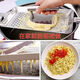 Stainless steel noodle bed noodle squeezing tip tadpole fighting tadpole squeezing joint squeezing brush bean noodle grater pasta tool single. slurping pusher