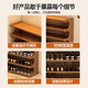Wooden Shuangfu shoe rack simple home door multi-layer entry shoe cabinet living room small dormitory storage rack