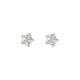 NSYCA Old Phoenix 9999 sterling silver exquisite diamond earrings five-pointed star light luxury niche ins ear piercing earrings earrings for women light luxury star earrings anti-allergic ear piercing old light luxury star small + medium 2 pairs of Lao Feng Xiangtong
