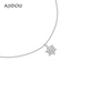 AJIDOU Ajidou necklace fashionable snowflake pendant clavicle chain adjustable short neck chain high-end sweater chain birthday gift