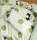 New Class A pure cotton multi-functional removable children's blanket four-season quilt quilt core kindergarten nap quilt lucky panda skin-friendly and comfortable 100*120cm single quilt cover