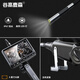 Gugao Lusen 360-degree rotating industrial endoscope HD camera car maintenance pipeline engine inspection GL-500L non-steering lens 2mm + snake tube 1 meter