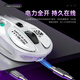 Tigercat M235pro Bluetooth wireless three-mode mouse laptop game e-sports notebook home office RGB light effect macro programming 1000HZ return rate wired mouse M235pro gray-white gradient three-mode