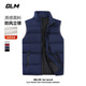 GLM cotton vest men's winter cotton clothing men's loose and versatile thickened warm waistcoat sports vest men's black 3XL