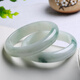Yixin Jade Returns on 11.11 Grade A Jadeite Bracelet Ice-waxy Jadeite Floating Flower Jadeite Bracelet Inner Diameter Approximately 59-60mm