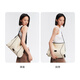 OMTO [same style of Wang Churan] Oatmeal soft hobo bag high-end communication crossbody bag large capacity Tote birthday gift