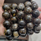Ten-leaf natural medicinal amber bracelet, old medicine king amber, imperial beeswax Buddha beads 14+ Bodhi waist chain, natal Buddha play plate, natural medicinal amber bracelet 14mm+