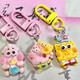 [SpongeBob SquarePants Patrick Star] Cartoon Cute Best Friend Keychain Couple Girl Pendant School Bag Accessories Gift SpongeBob SquarePants Random Pack