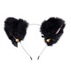 Cute plush cat ears headband cosplay anime cat girl headband fox ears bell performance headdress plush cat ears white