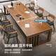 LISUO solid wood desk goes to the living room, simple long table, atmospheric conference table, calligraphy table 240 single table