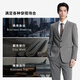 K-Boxing Men's Autumn and Winter Business Elegant Wool Blended Suit NSFN3346 Black XL