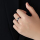 MZMZ platinum ring for men pt950 platinum fashion single ring ring trendy Valentine's Day birthday gift for boyfriend when/next day delivery - light luxury shadow trend ring for men