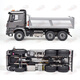 
Zifan Bus Model Remote Control Magic Bean 114 Remote Control 6X6 Dump Truck RC Engineering Model Chebin Children's Electric Vehicle E012 All Metal Low Flat Tablet Semiconductor