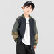 Duojia Boys Casual Jacket 2025 Spring and Autumn American Retro Baseball Uniform Top Children's Trendy Contrast Color Work Jacket
