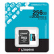 Kingston microSD CANVAS GO Plus memory card compatible with DJI pocket3 action4 5Pro 256GB