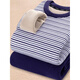 Modal puede usar cachemira súper grueso para ropa interior térmica para hombres más camisa base de los estudiantes de secundaria en el terciopelo Invierno alargado NYY9902 Set Rayas azules claras 2XL Tamaño (peso 140 Jin [Jin equivale a 0.5 kg] -150 Jin [Jin equivale a 0.5 kg])