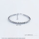 Laomiao pt950 platinum abacus bead scimitar bead bracelet adjustable women's birthday gift for girlfriend, about 13.03g