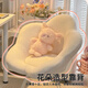 Shitingge Makeup Chair Backrest Beauty Stool Internet Celebrity Makeup Chair Backrest Dressing Chair Cream Style Stool Girls Bedroom Flower Bold and Thickened/Can Lift and Rotate Cherry Blossom Pink