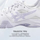 
Asics (ASICS) badminton shoes Apocalypse 3 men and women blade ff professional comprehensive sports shoes breathable cushioning and anti-slip training shoes 1072A120-101-White and purple BLADE FF2 41.5 (260mm)