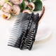 Tang Funi Internet celebrity bangs forehead broken hair hairpin organizer hairpin female head broken hair comb insert comb short hair management headdress medium black (2 pieces)