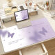 
Ye Yu purple butterfly flower mouse pad super large high-value girl wrist guard computer office writing mat table pad RK-3893丨Purple thickened lock edge 37 cm * 25 cm 2MM