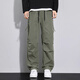 Vuug Summer Summer Outdoor Workwear Pantalteros Pantalones de primavera y otoño Autumn Otoño Straight Casual Pantalones Hombres XL Green militar