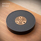 Simple small tray light luxury black gold stone tea tray household water storage dry brewing tea table round Kung Fu tea tray Jiangshan Garden Tray 37.5cm