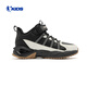 Jordan Boys' Velvet Cotton Shoes Children's Mid-top Outdoor Two-Cotton Shoes Children's Sports Shoes Black/Ivory White 35