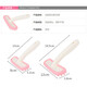 Silicone soft-tooth cat hair removal comb, pet comb, massage comb, remove floating hair, clean up rabbit hair comb, dog bath brush, pink small size