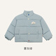 nest designsPR小云朵童装儿童夹棉外套男童女童时尚百搭秋冬 雾灰绿 100 （建议身高90-102cm）