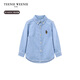 Teenie Weenie Kids 25 spring and summer new style long-sleeved denim shirt for boys and girls, denim color 90 cm