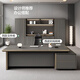 Semphia boss desk office desk light luxury modern leadership president desk high-end executive desk office furniture single boss desk