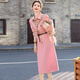 Ehangy Luxury High-End Brand Dress для женщин 2025 Осень Осень Новый Стиль Стиль стиль модная повседневная и красивая юбка темперамента Khaki XL