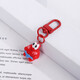 Student keychain cute cartoon pendant girl schoolbag accessories gift best friend [3 packages] fat + sponge + star