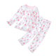Disha Children's Clothing Girls Pyjamas Summer Thin Air Climinging Suit Girls Courte-manche à manches
