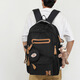 
Mu Yunyao German burden reduction and spine protection schoolbag middle school students backpack for middle school students large capacity lightweight women backpack for men black [large capacity] (with coin wallet + pendant) small size