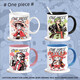
Animation of a Zorro Monkey Luffy fan peripheral ceramic cup mug office cup birthday gift T9855 Luffy (upgraded version of separate mug)