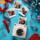 Fuji instax instant instant camera SQUARE SQ1 mica white package 1 official content + 20 pieces of photo paper