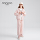 Mamimaca Momoco Girls Set осенняя одежда детская одежда детская спортивная набор мода с двумя частями розовый 140