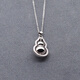 Fengze West platinum gourd pendant for women PT950 fashionable and versatile rotatable gourd pendant for girlfriend and bestie as a gift, about 10 grams (excluding chain) more money will be refunded, less money will be added