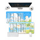 
Original landscape text mouse pad super large shortcut keys for men and women office computer desk pad customized home keyboard mouse pad 16790 I am me 900x400mm x 2mm