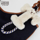 Teenie Weenie Bear Damenbekleidungsbeutel 2025 Herbst und Winter Neue Modekontrast Design Retro Textur Tasche Navy Blue Fre